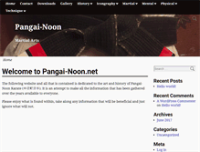 Tablet Screenshot of pangai-noon.net